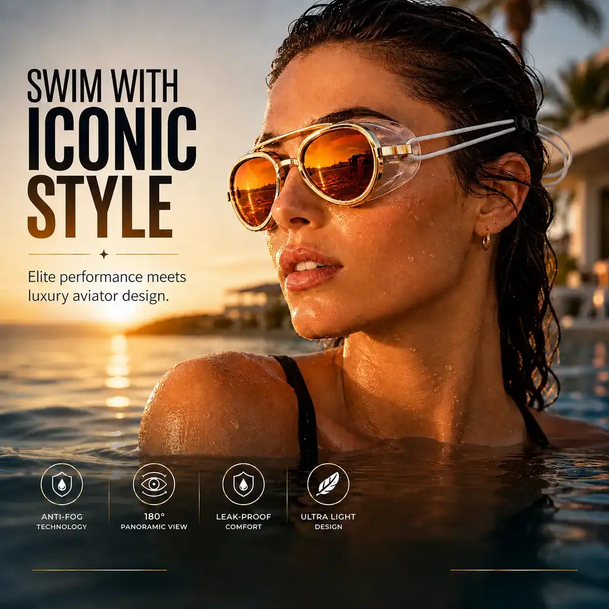 🔥Hot Deal Summer Sale 50%✨Anti-Fog Swim Goggles🏊‍♂️☀️