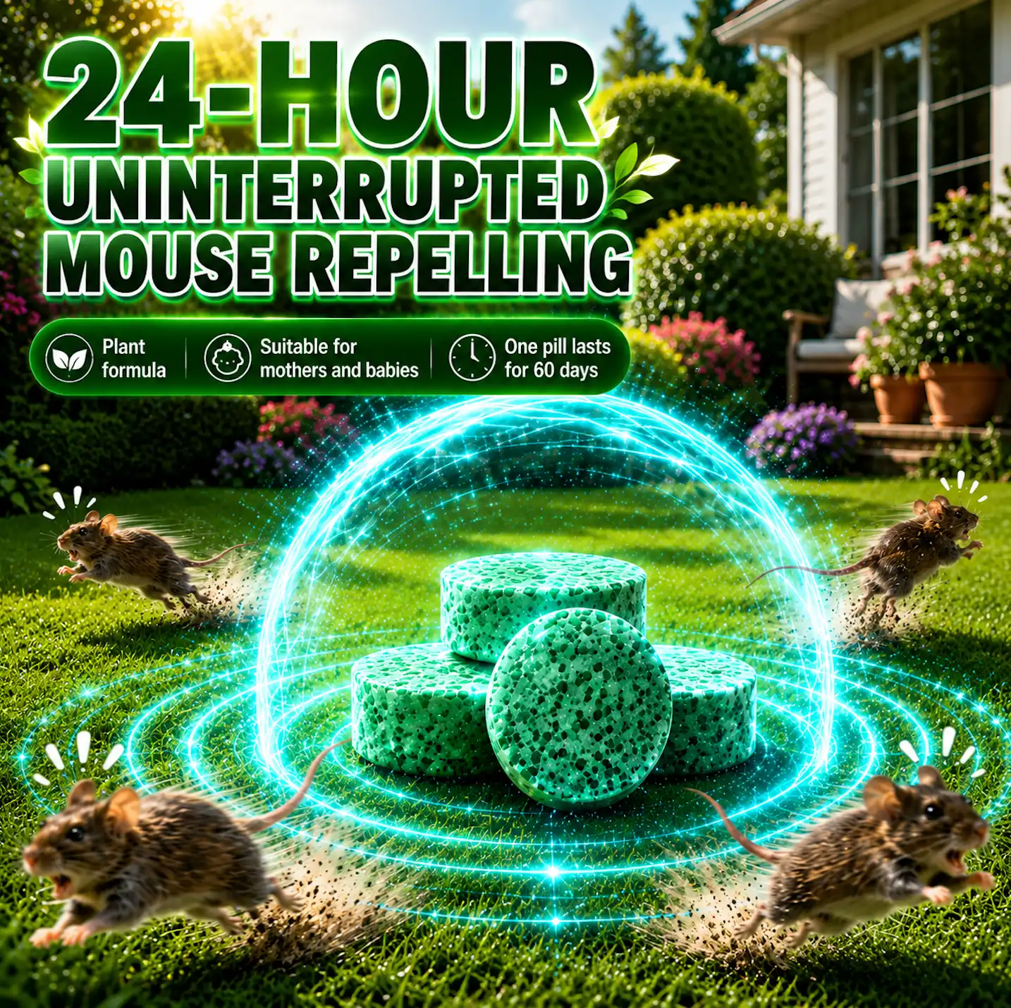 🔥Hot Deal Summer Sale 60%✨ Rat repellent pills are convenient 